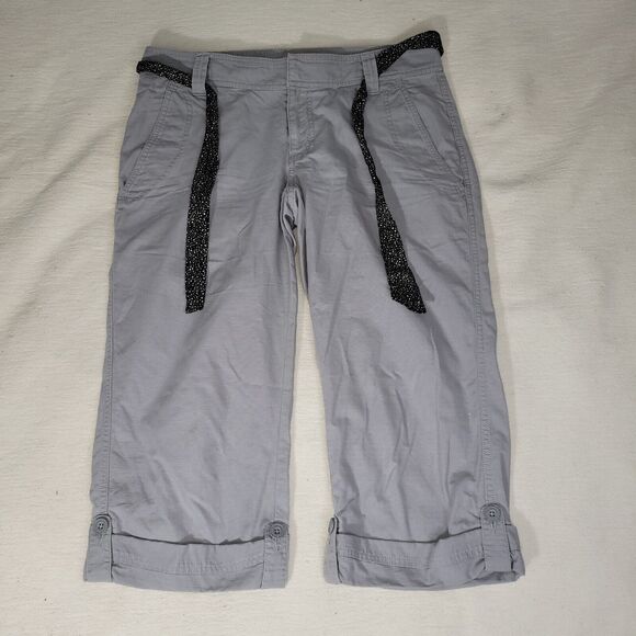 The North Face Cargo Pants Womens Sz 10 Gray Convertible Rollup Style AV2U Hike - Picture 5 of 16